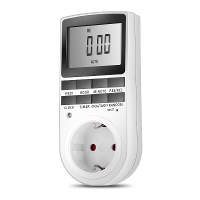 EU Plug Digitale Tijdschakelaar Groot Scherm 230V AC 16A Plug in Elektronische Keukentimerschakelaar