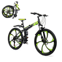 [EU/USA Direct] Sefzone XD300 MD300 26 inch 21 versnellingen opvouwbare draagbare mountainbike aluminium dubbele schijfr