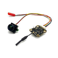 EWRF 5.8Ghz 48CH 1000mW Instelbare Draadloze AV Zender met Ingebouwde Microfoon en Starlight CMOS 1000TVL PAL/NTSC Analo