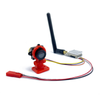 EWRF AIO VTX Camera TX5823 5.8Ghz 40CH 600mW FPV zender + 700TVL 2.8Mm CMOS 120° Groothoekcamera Ondersteuning 2 3S Batt