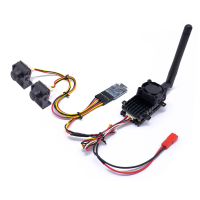 EWRF Long Range 5.8Ghz 2W FPV Draadloze Zender 2000mW VTX met Dubbele Video FPV Camera 2.1Mm CMOS 1200TVL voor RC Drone
