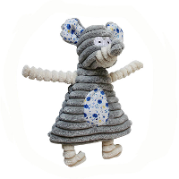 Exquisite Cute Tuxedo Animal Rabbit Elephant Toy Pet Dog Knuffels Pet Toys