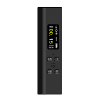 F8 Geigerteller Nucleaire Straling Detector 48mm Buis 0.08 9999USv/h Bereik Straling Dosis Alarm Instrument Duurzaam ABS