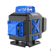 FASGet 16 Lijnen 4D Laserwaterpas Zelfnivellerend 360 Horizontaal en Verticaal Super Krachtige Groene Laserstraal met 2