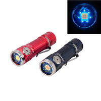 Fireflies PL09MU 9 * Nichia 3500K 2200LM Compacte EDC zaklamp met AUX LED 21700 Batterij Hoog vermogen Sterk licht LED z