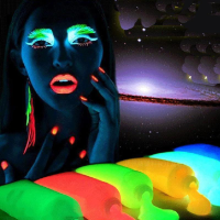 Fluorescerende decoraties Glow In Dark Body Art Verf Lumineuze Acryl Gloeiende Verf Tattoo Body Art