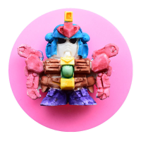 Food Grade Silicone Cake Mould DIY Chocalate Cookies Ice Bak Baking Tool Super Man Shape