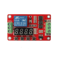 FRM01 12 V 1 Kanaals Multifunctionele Relais Module Loop Vertraging Timer Schakelaar Zelfsluitende PLC Cyclus Timer Modu
