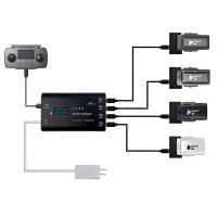 FSUM Intelligente Multi Charger Snel Opladen Adapter Opladen Huishoudster voor Hubsan ACE PRO SE Verfijnde Blackhawk2 RC