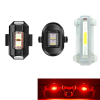 FSum Universele Nachtvliegende LED zaklamp met waarschuwingslampje met oplaadbare batterijen, AntiCollision strobe knipp