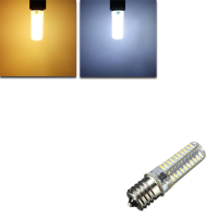 G4 / G9 / E11 / E12 / E14 / E17 / BA15D Verduisterbare LED lamp 4W 80 SMD 4014 Corn Light Lamp AC 110V