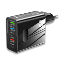 [GaN Tech] 65 W 5 poorts USB PD oplader 3USB + 2PD snelladeradapter EU stekker US stekker UK stekker voor iPhone 12 13 1