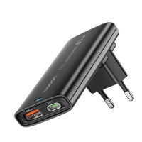 [GaN Tech] Toocki TCT67 16 67W 2 Port USB PD Charger USB A+USB C Fast Charging Wall Charger Adapter EU Plug for iPhone 1