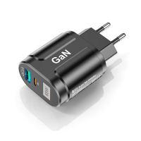 [GaN Tech] USLION 65W 2 poorts USB PD oplader 33W USB C PD+33W QC3.0 PD3.0 FCP AFC snelladeradapter EU stekker voor iPho