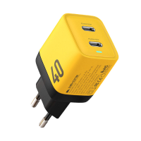 [GaN Tech] WEKOME 40W 2 poorts USB PD oplader Dual 20W USB C PD3.0 QC3.0 FCP SCP AFC BC1.2 Apple2.4A PPS snelladeradapte