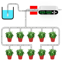 Garfans Smart Automatic Plant Waterer Druppelirrigatiesysteem met 40 dagen programmeerbare timer LED display USB Power T