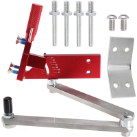Gazonmaaier messen slijper 15° 45° Verstelbaar voor rechte en standaard grasmaaier messen Aluminium legering handvat