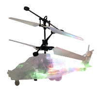 Gebaarherkennende slimme zwevende ledverlichting, hoogte vasthouden, transparante RC helikopterspeelgoed voor kinderen