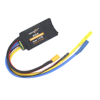 Geborstelde Dubbele Weg 40A 2 6S 6. 25V Esc 4.0Mm Bananenstekker voor Rc Auto boot Voertuigmodellen Hoogvermogenmotor St