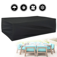 GEMITTO 420D Terrasmeubilair Cover Waterdicht Winddicht Anti Uv Tafel Stoel Beschermhoes Outdoor Patio Tuin