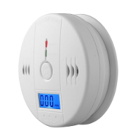 Gevoelige Home CO sensordetector Draadloze CO Koolmonoxidevergiftiging Rookgas Sensor Waarschuwingsalarm Detector LCD in