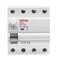 GEYA GYL9 4P 25A 40A 63A 30mA AC Type Aardlekschakelaar Aardlekschakelaars Differentieelschakelaars Veiligheidsschakelaa