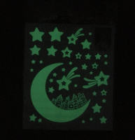 Glow In The Dark Home Decor Glanzende ster Luminescentiesticker