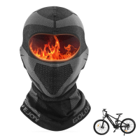 Golovejoy Warm Hoofddoek Dubbel Laags Plus Fluweel Anti Koude Winddichte Maskers voor Motorrijden Sportieve Buitenactivi