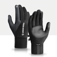 Golovejoy Warme Handschoenen Touch Screen Winddicht Plus Fluweel Slijtvaste Handschoenen voor Fietsen Rijden Hardlopen W