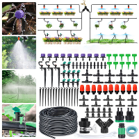 GOTGELIF 29M 153 Stuks Druppelbevloeiingskit Automatische Sproeier DIY Tuin Watergeven Micro Druppelbevloeiingssysteem S