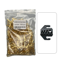 Goud 453 U type 0,3 1,5 mm Terminal Koude Invoegconnector met Gratis Geschenk   Beste Keuze voor Kleine Tandachtige Memb