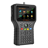 Gtmedia V8 Finder Max Signaalzoeker Dvb S2x/S2/S/Mpeg 2/4 H.264/H.265 (8 Bit) 4.3 Inch HD Compliant Handheld Combo Meter