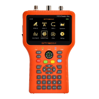 GTMEDIA V8 Finder Pro TV signaalzoeker Meter DVB S/S2/S2X/T/T2/C Signaalontvanger 4,3 inch LCD scherm H.265 Automatische