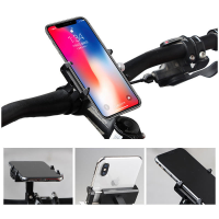 GUB PRO1 Metaal Antislip Schokbestendig Fiets Motorfiets Stuur Telefoonhouder Stand voor