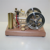 H76 Horizontaal tweecilindermotormodel STEM Metal Stirling Engine Science Discovery Physics Toy