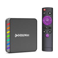 H96 MAX W2 4+32G Android 11.0 Smart TV Box Amlogic S905W2 Quad Core Wifi 6 AV1 4K TV Box Ondersteuning bluetooth 5.0 Goo