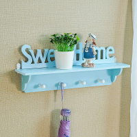 Haak Kapstok Hanger Wandplank Slaapkamer Woonkamer Woord Muur Opknoping Pastorale Roos Vorm