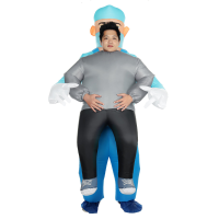 Halloween Arts Holding Mensen Opblaasbare Kleding Stage Performance Opblaasbare Kleding Duivel Grappige Walking Prop Kle