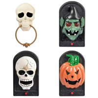 Halloween Deurbel Lichtgevend Griezelig Speelgoed Welkomstdeur Hangende Schedel Decoratie Horror Rekwisieten Lichtgevend
