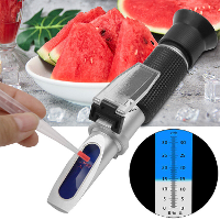 Handheld Refractometer Suikerconcentratiemeter Densimeter 0 32% Brix Saccharimeter Suikertester Fruit Druiven ATC