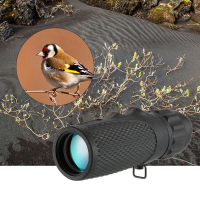 Handzame miniatuur monoculair voor vogels kijken met 10x25 vergroting, nachtzicht en hoge definitie beeld