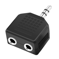 Headset Splitter Oortelefoonkabel Jack Connector 2 in 1 audiokabel Mannelijk naar 2 vrouwelijk Hoofdtelefoonadapter voor