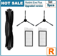 Hepa Filter Mop Doek Voor Xiaomi Roidmi Eve Plus Belangrijkste Zijborstel Stofafscheider Zakken Robot Stofzuiger Accesso