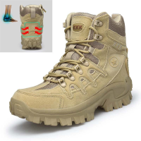 Heren militaire laars TENGOO Heren enkel laars, tactisch, grote maat 42 46, leger laars, herenschoenen, veiligheidsschoe
