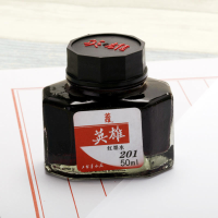 HERO 20/25/50/60 ml Gebotteld Glas Vloeibaar Schrijven Vulpen Inkt Niet koolstofwaterdichte Inkt Refill Studenten Kantoo