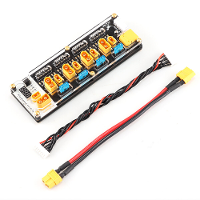 HGLRC Lipo batterijbalansopladerbord Pro 40A XT60 XT30 stekker 2 6S geïntegreerd met lipo ontlader voor IMAX B6 ISDT Q6