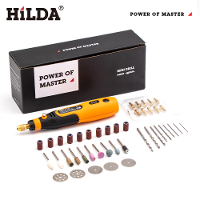 HILDA 3.6V Snoerloze Mini Boormachine Rotary Power Tools 3 Versnellingen Compact en Veelzijdig 5000/10000/15000rpm 3.2Mm