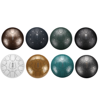 HLURU 10 Inch 11 Tone C Tune Ethereal Drum Steel Tongue Drum voor kinderen Muziekliefhebbers Beginners