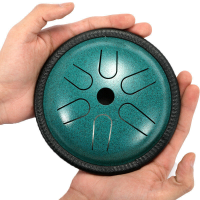 HLURU 5.5 Stalen tong drum 6 notities Handpan Tankdrum Yoga Instrument met tas & hamers