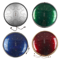 HLURU Parel Verf 13 Inch 15 Note Staal Tong Drum D Minor Handpan Percussie Instrument Handtrommel Yoga Meditatie Beginne